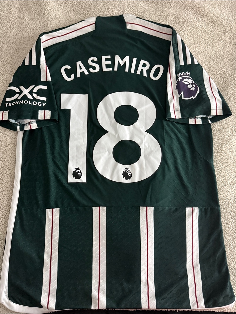 Manchester United #18 Casemiro 2023-24 Adidas Away Premier League Player Jersey